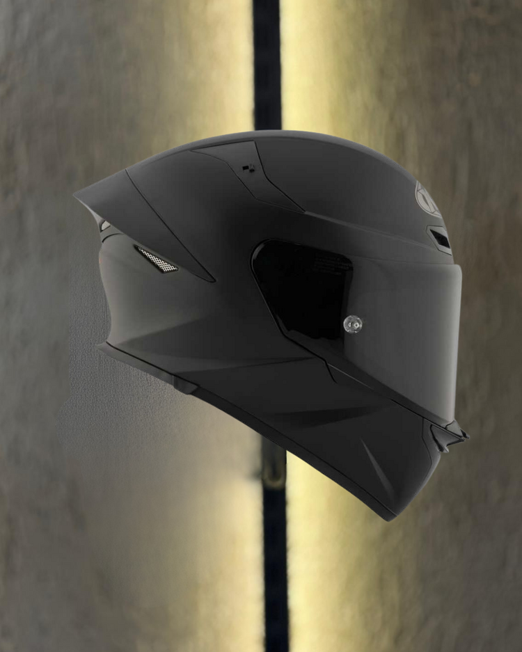 KYT TT-REVO KASK PLAIN MATT BLACK 1450