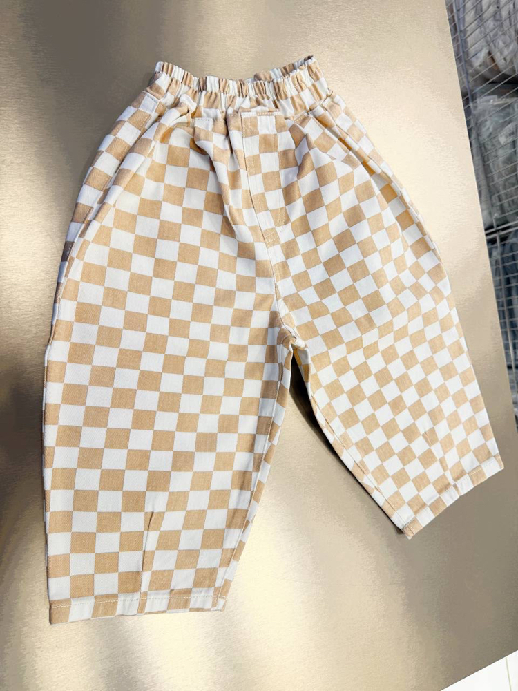 La’ciel Paris Damalı Balloon Jeans