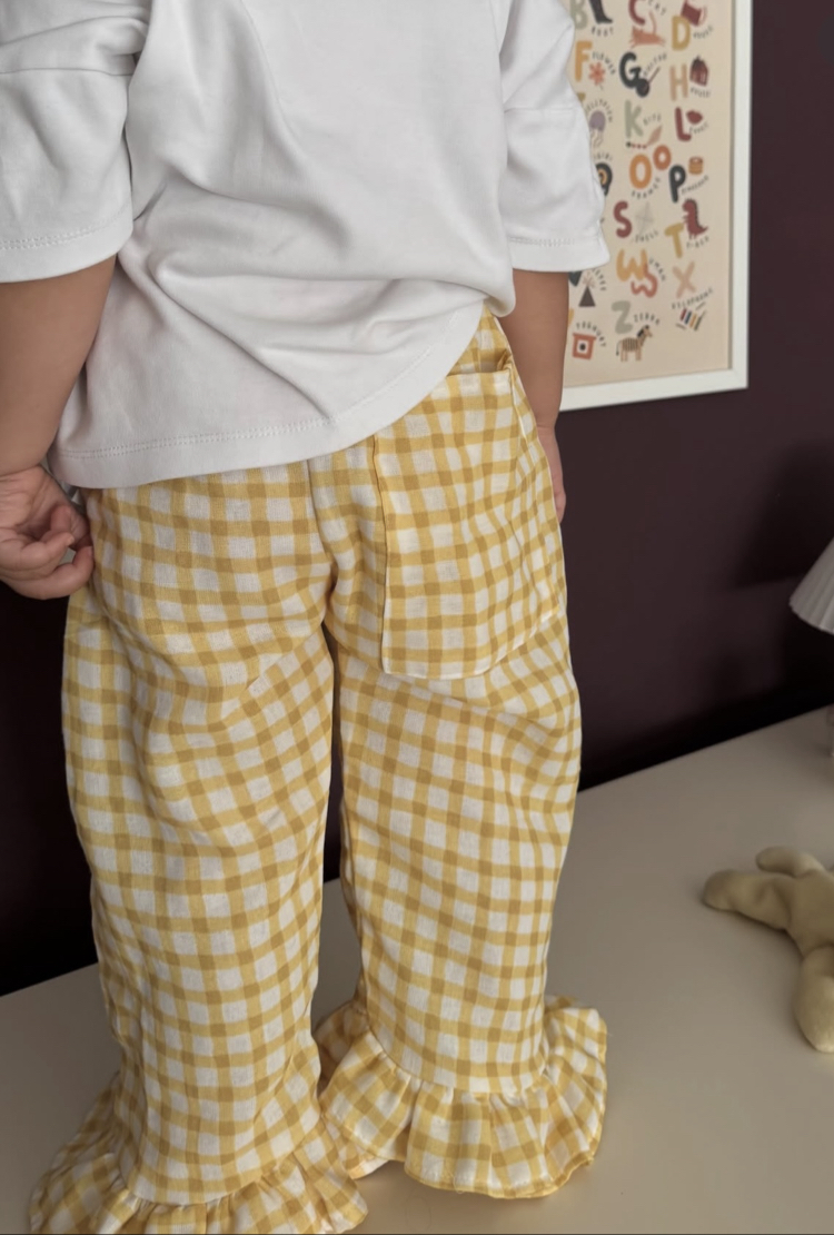 Pötikare Fırfırlı Pantolon 