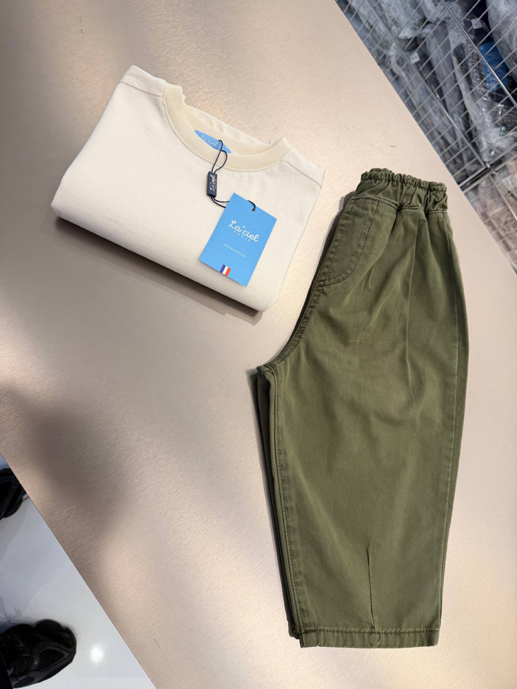 La’ciel Paris Yeşil Ballon Jeans
