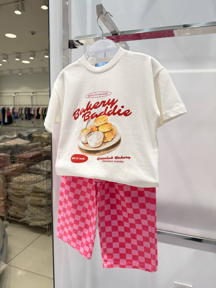 La’ciel Paris Pembe Damalı Balloon Jeans