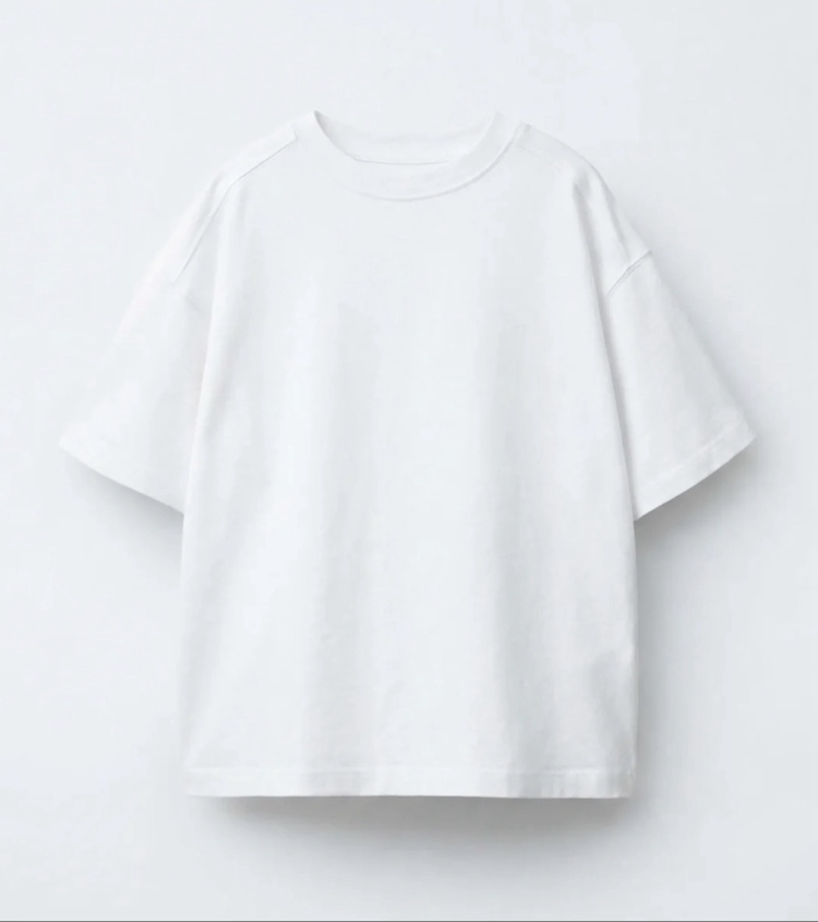 La’ciel Paris Oversize Beyaz Tshirt