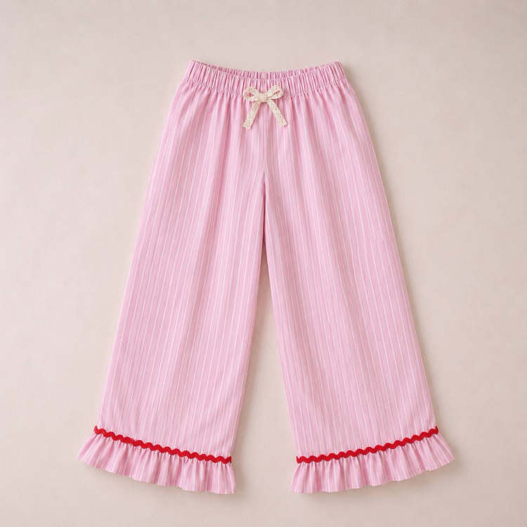 Fistolu Pantolon Pembe 