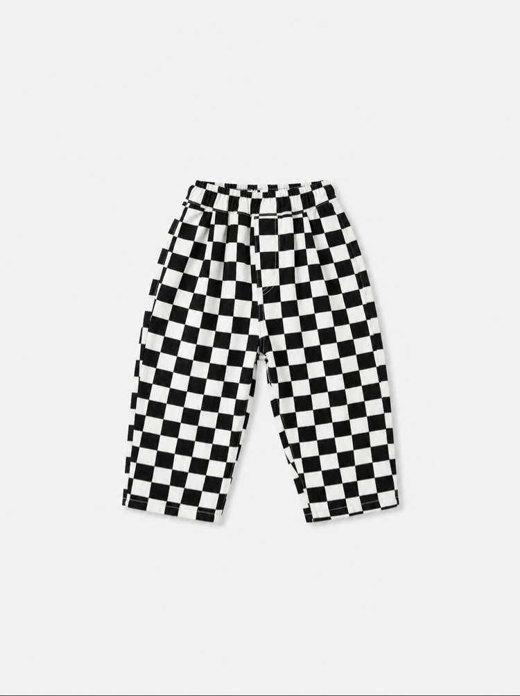 La’ciel Paris Damalı Balloon Jeans