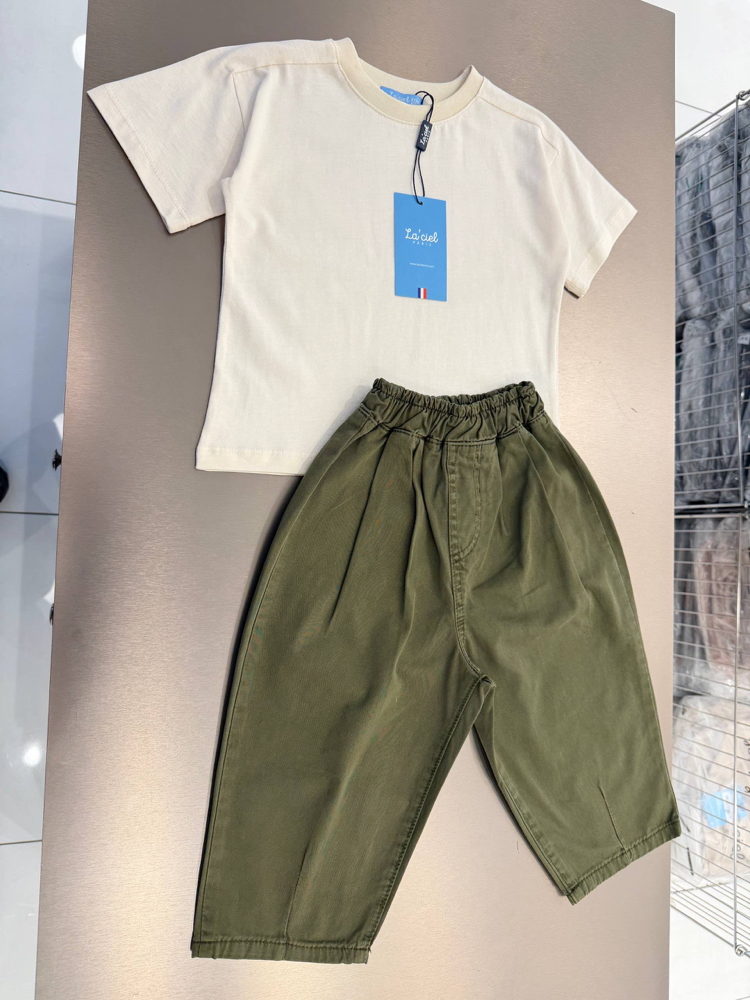 La’ciel Paris Yeşil Ballon Jeans