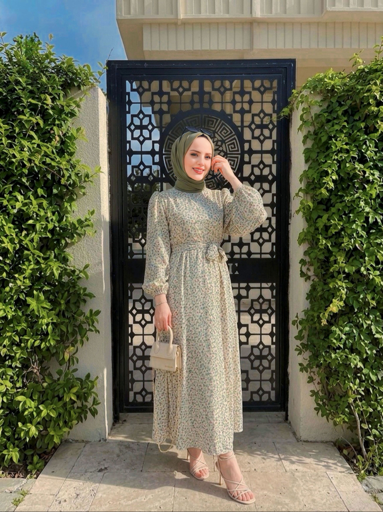 Krem Çıtır Dress