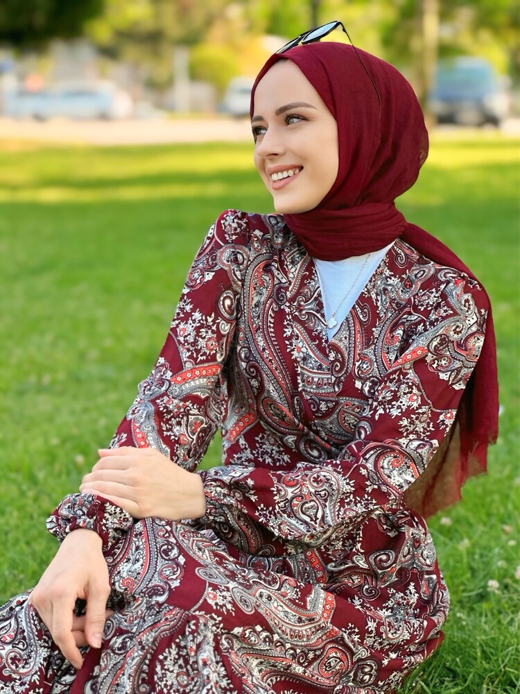 Bordo Şah Etek Takım