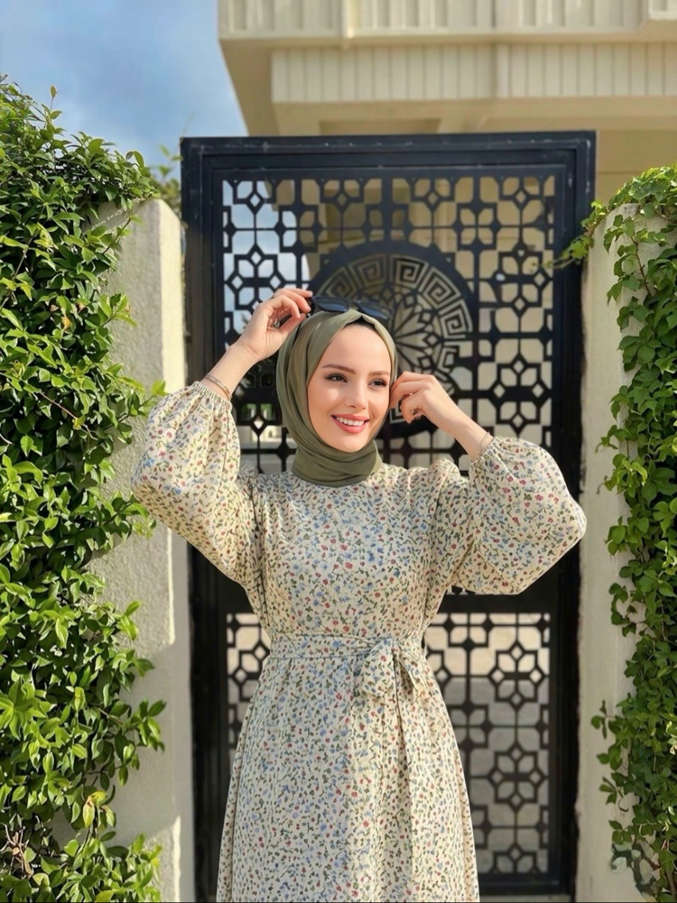 Krem Çıtır Dress