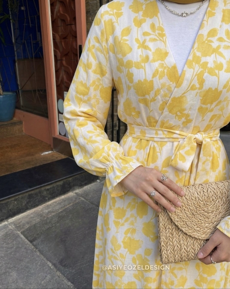 Limon Çiçeği Kimono