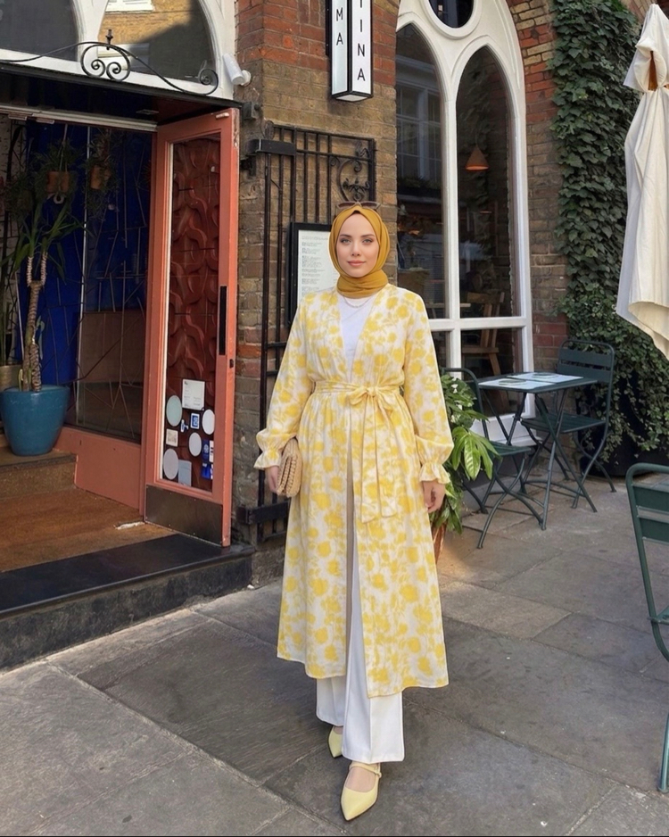 Limon Çiçeği Kimono