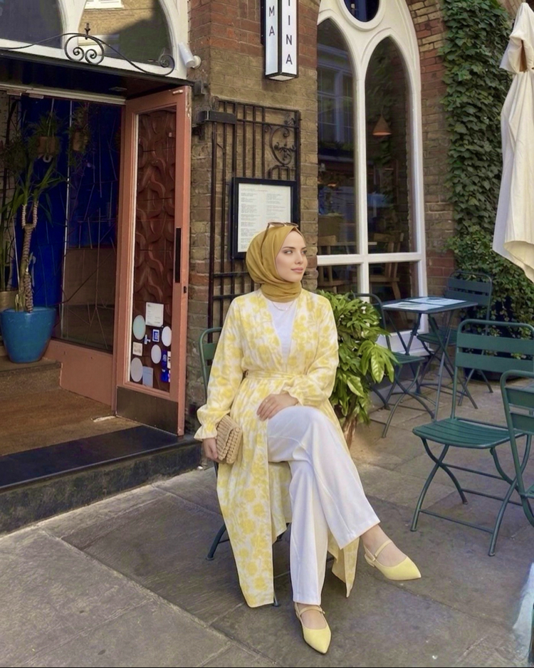 Limon Çiçeği Kimono