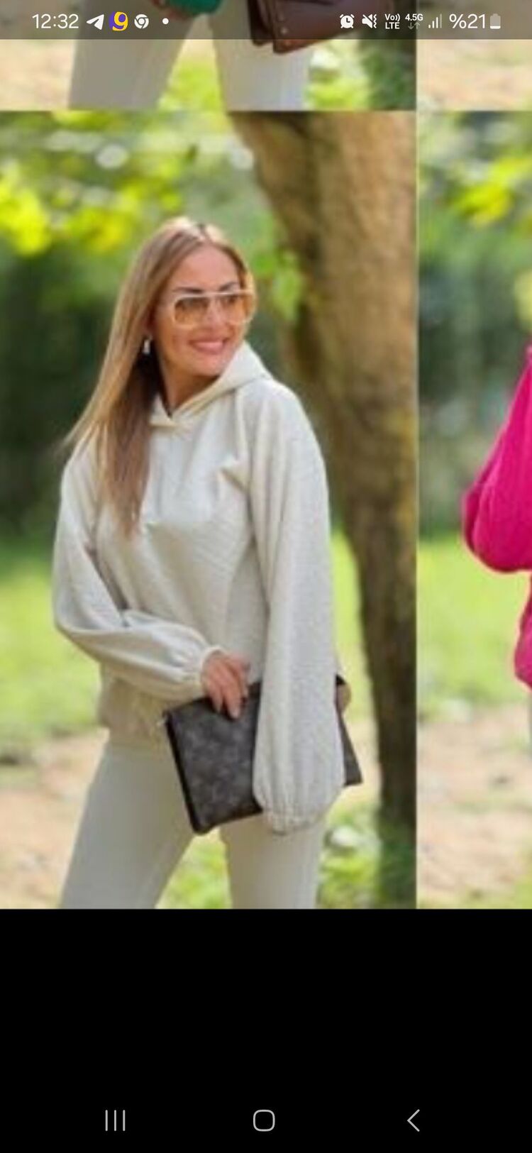 Kapitone kapşonlu sweat