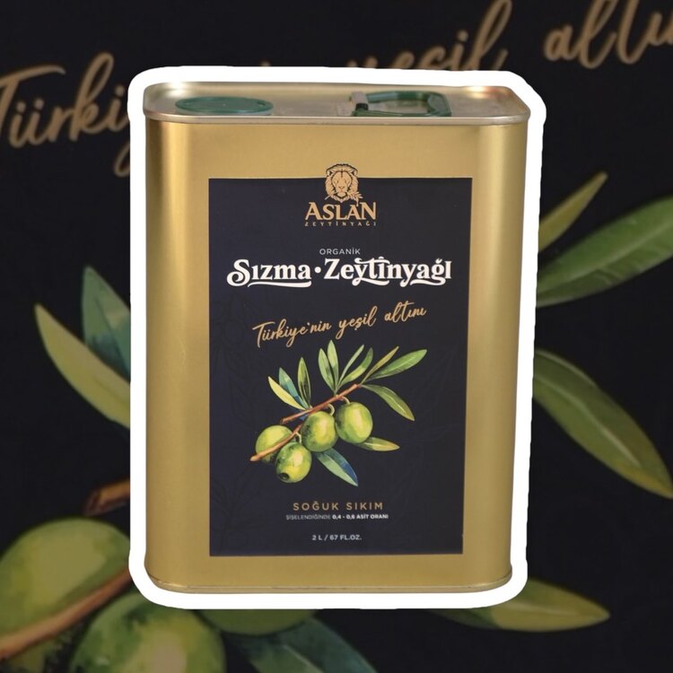 2 Lt Erken Hasat Soğuk Sıkım Natural Sızma Zeytinyağı