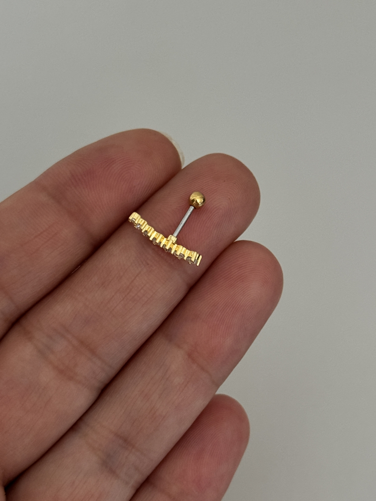 Çelik gold piercing
