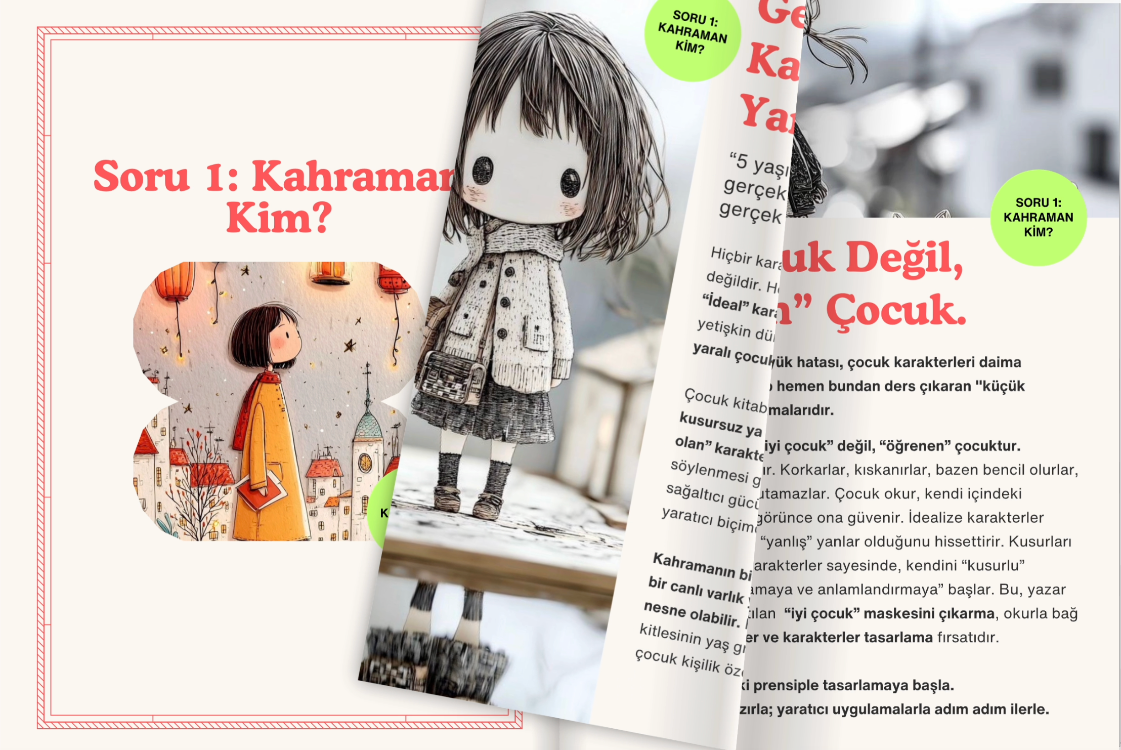 5 Anahtar Soruyla Çocuk Kitabını Yazmaya Başla | 90 Sayfa PDF Kitapçık 