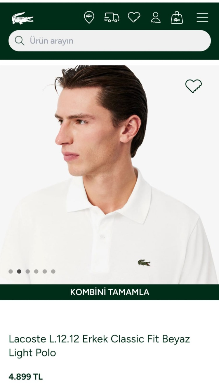 Lcst L.12.12 Polo Yaka Tişört