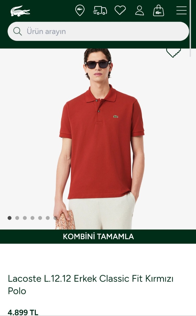 Lcst L.12.12 Polo Yaka Tişört