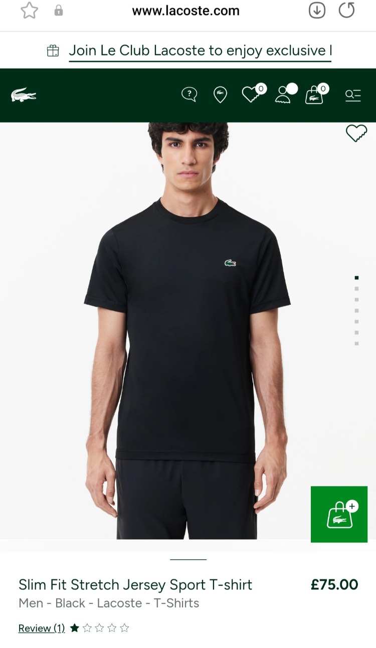 Lcst Ultra DRY Bisiklet Yaka Tişört