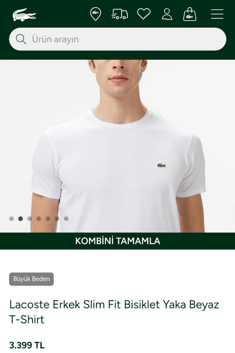Lcst Bisiklet Yaka Tişört