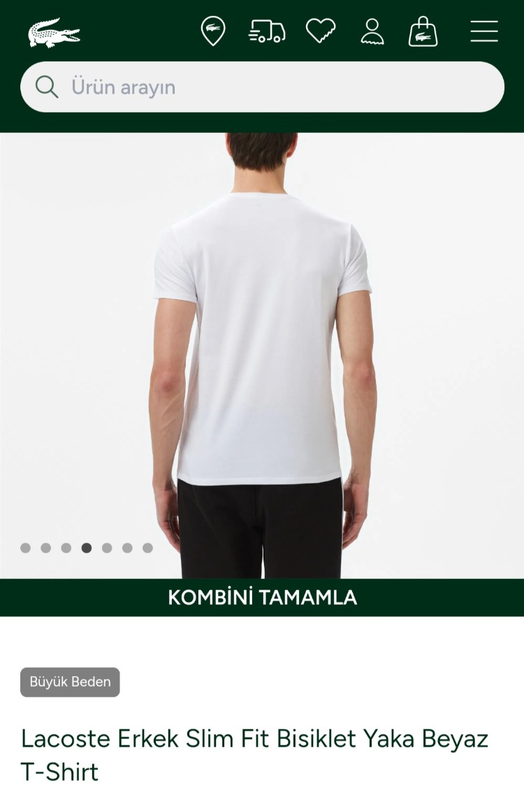 Lcst Bisiklet Yaka Tişört