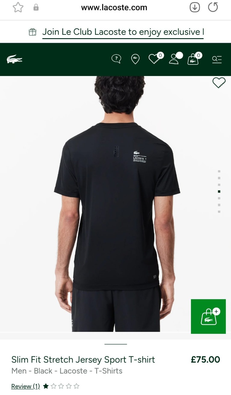 Lcst Ultra DRY Bisiklet Yaka Tişört