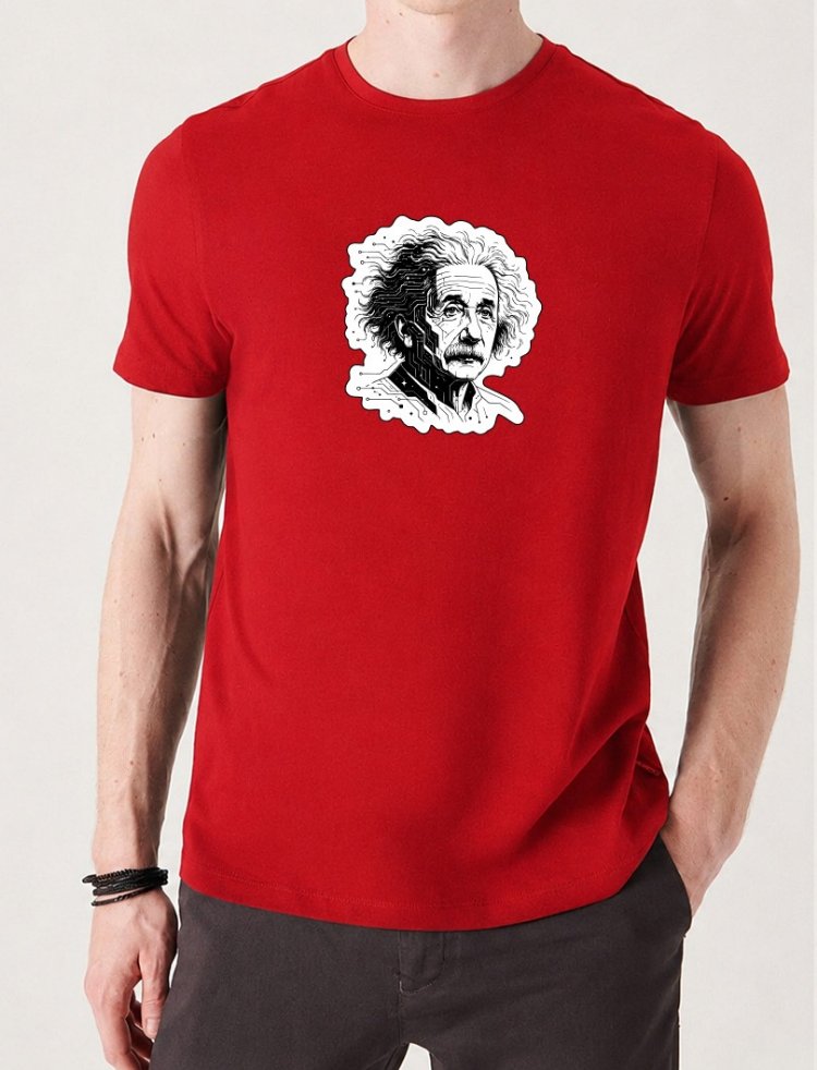 Bilim İnsanları Özel Seri Tişört - Einstein