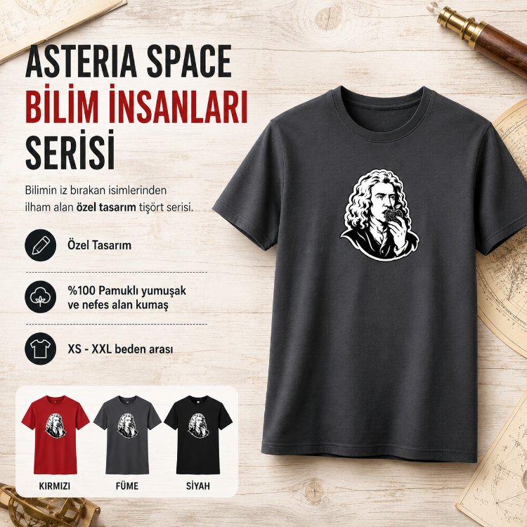 Bilim İnsanları Özel Seri Tişört - Newton