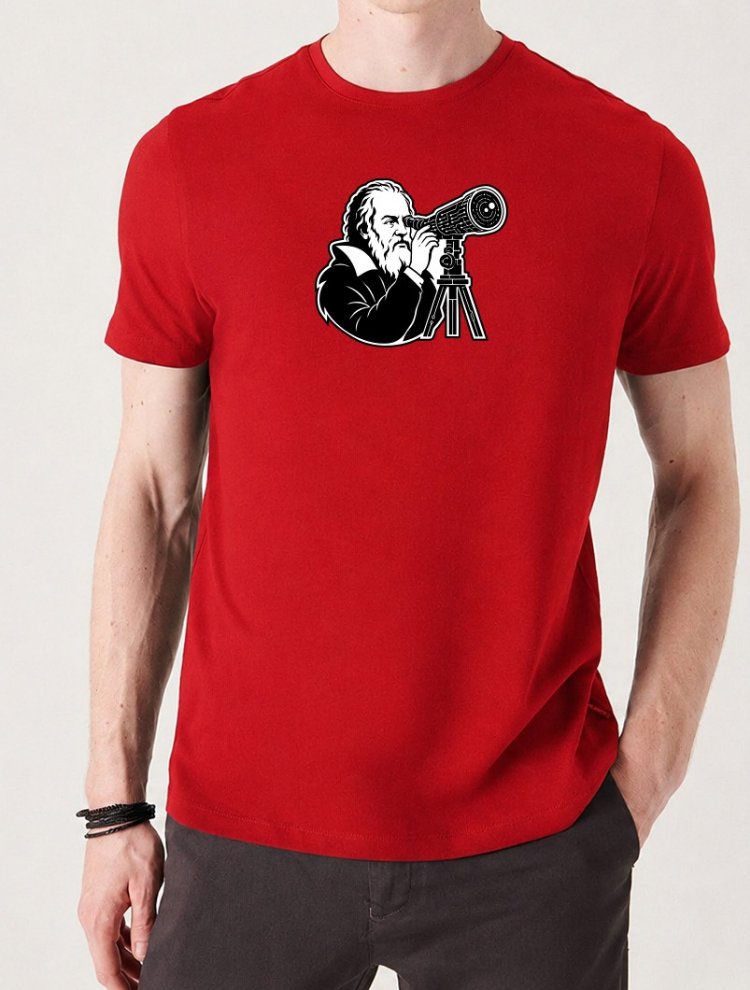 Bilim İnsanları Özel Seri Tişört - Galileo