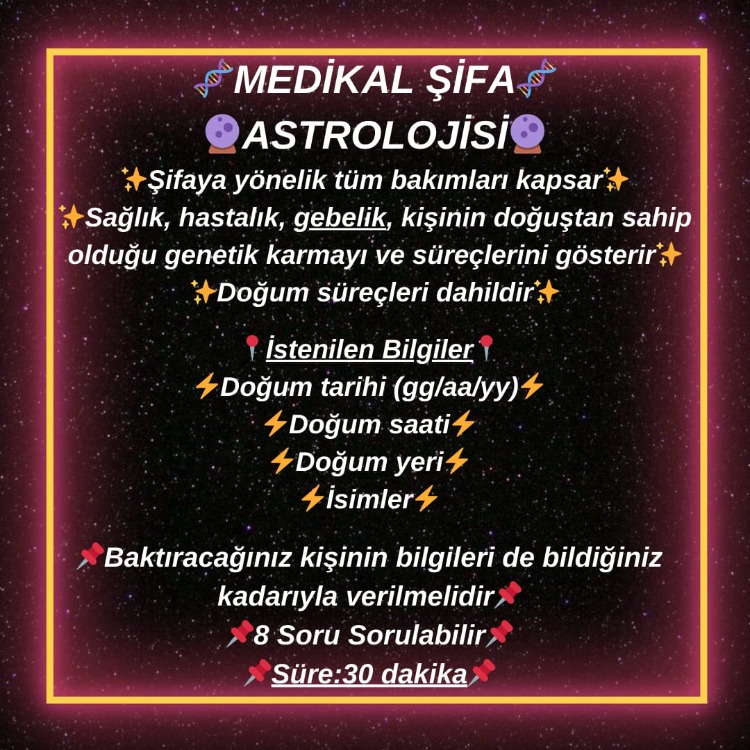 Medikal Şifa Astrolojisi (Sağlık)
