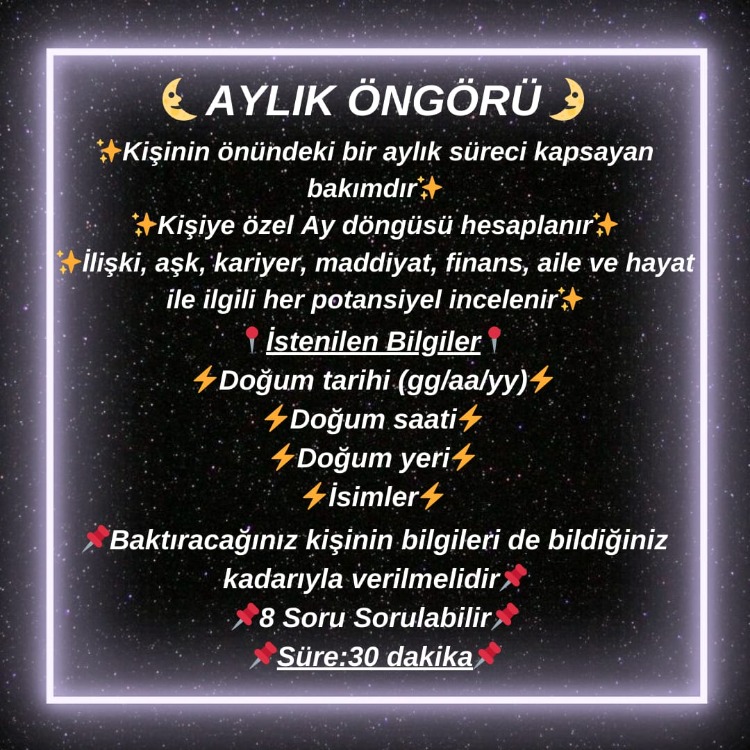 Aylık Öngörü
