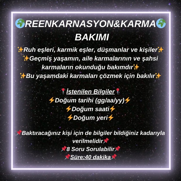 Karma&Reenkarnasyon Bakımı