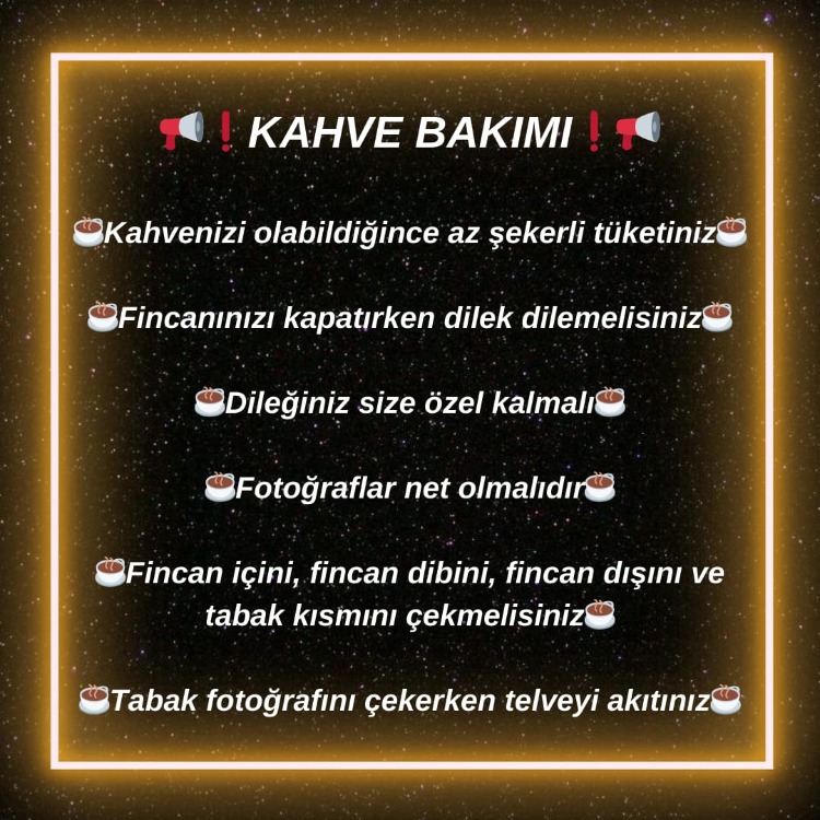 Kadim Kahve Falı Bakımı