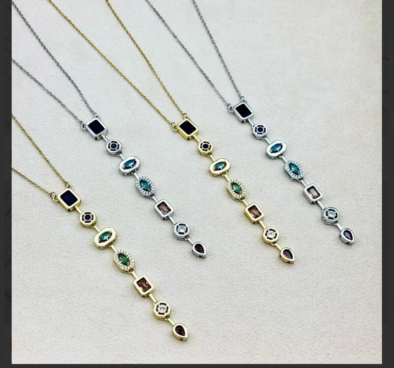 SILVER chakra 7 element y kolye