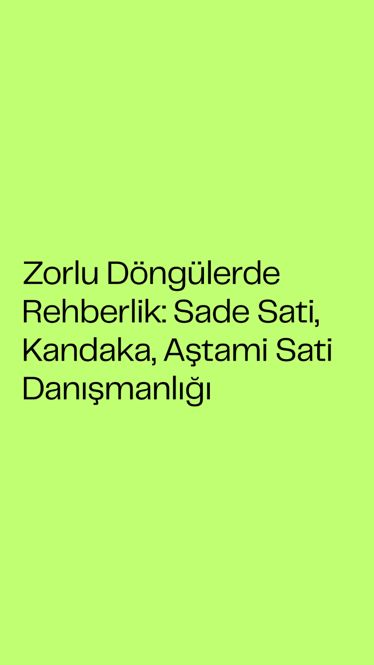 Zorlu Döngülerde Rehberlik: Sade Sati, Kandaka, Aştami Sati Danışmanlığı