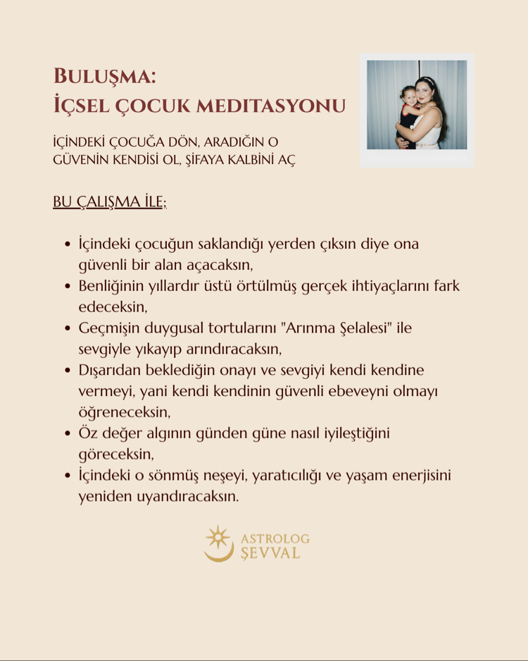 Buluşma: İçsel Çocuk Meditasyonu