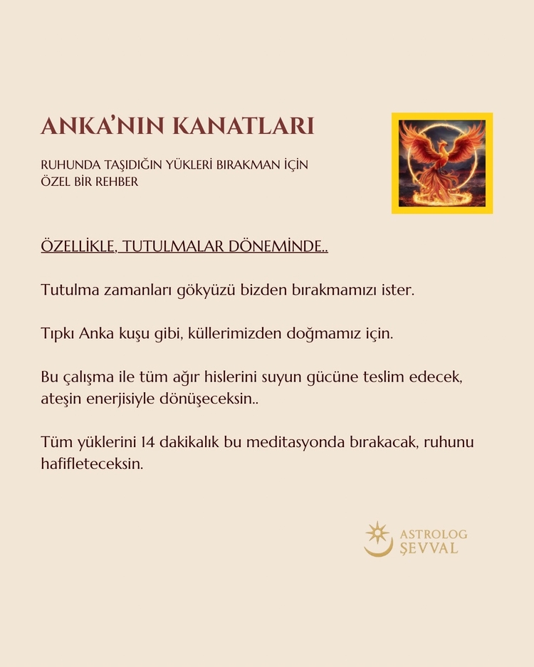 Anka’nın Kanatları: Duygusal Yüklerinden Özgürleş I Rehberli Meditasyon
