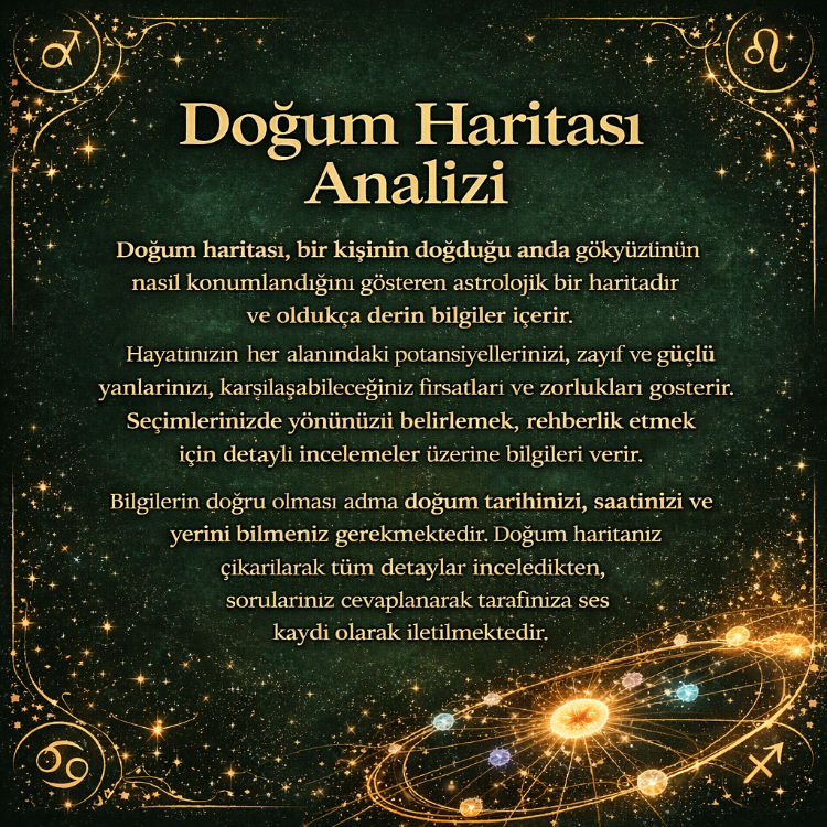Doğum Haritası Danışmanlığı