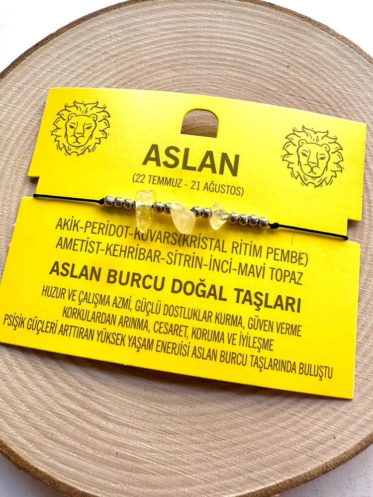 Aslan Burcu Bilekliği