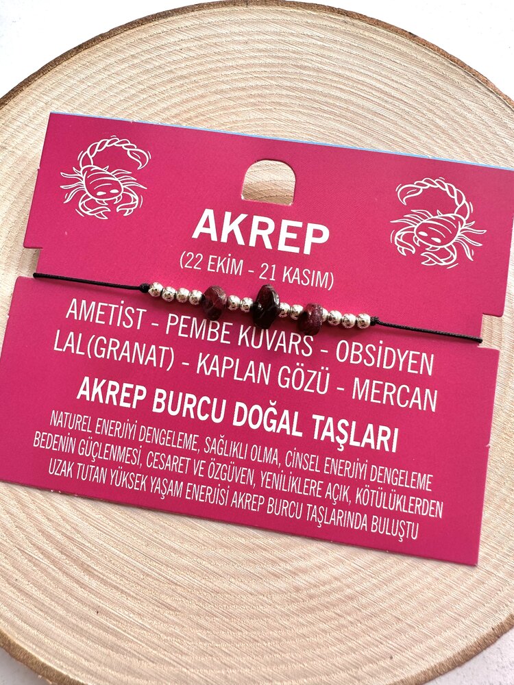 Akrep Burcu Bilekliği