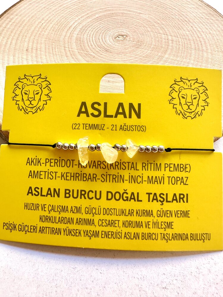 Aslan Burcu Bilekliği