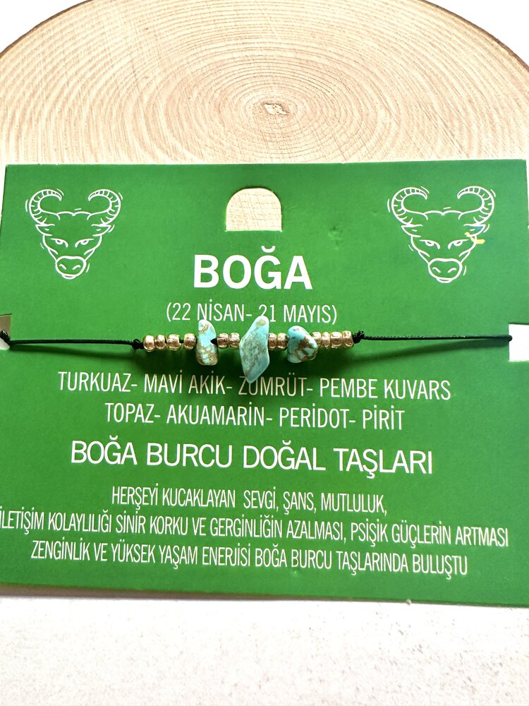 Boğa Burcu Bilekliği