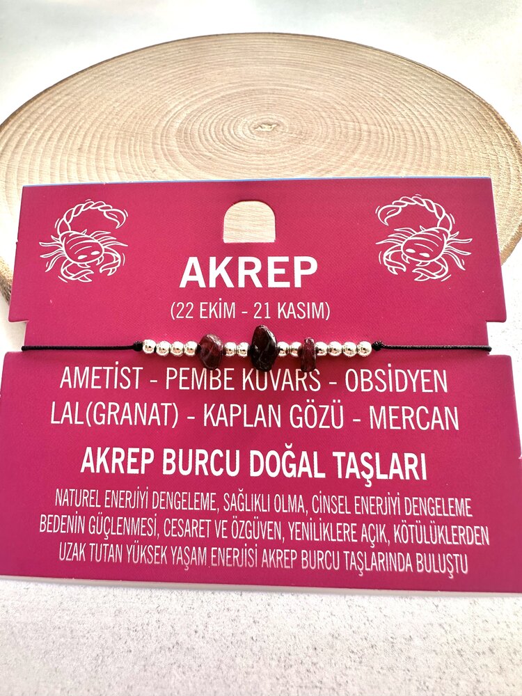 Akrep Burcu Bilekliği