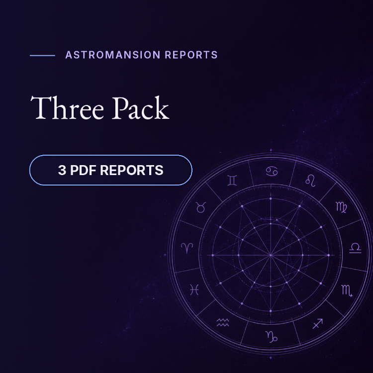 AstroMansion 3-Pack PDF Report Pack
