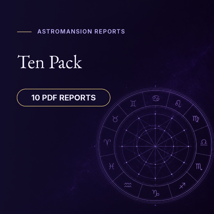 AstroMansion 10-Pack PDF Report