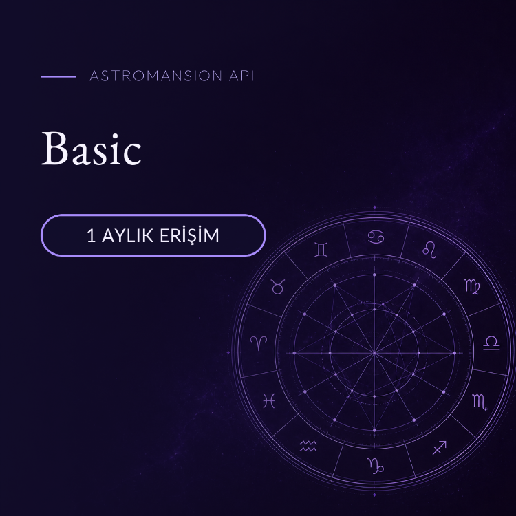 AstroMansion API Basic (Monthly)