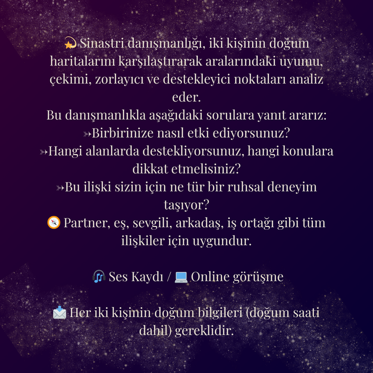 Sinastri Harita Danışmanlığı