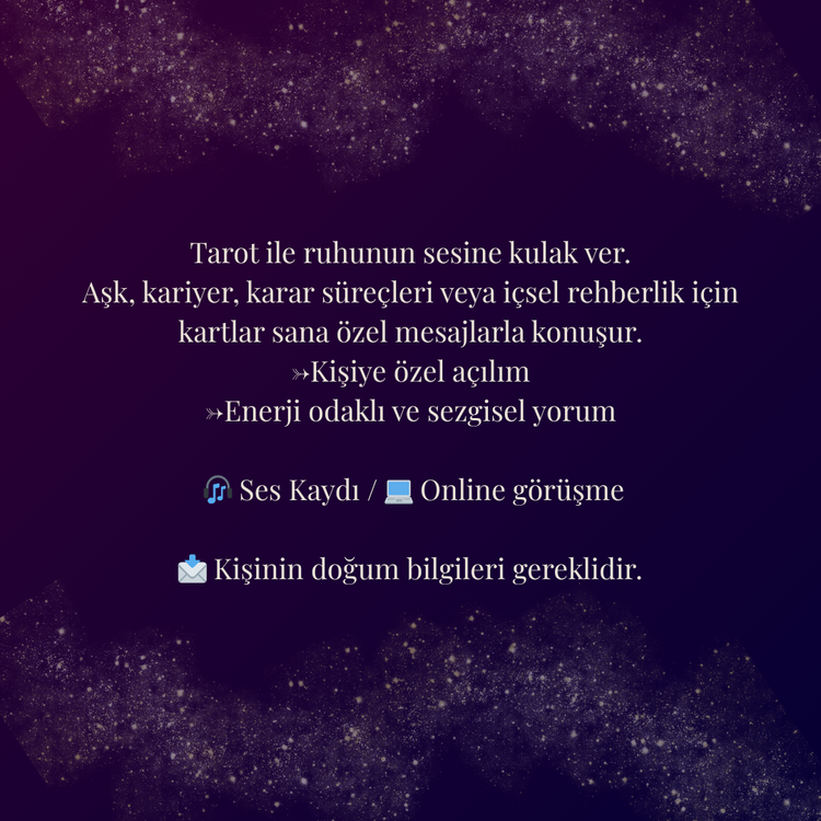 Tarot Danışmanlığı