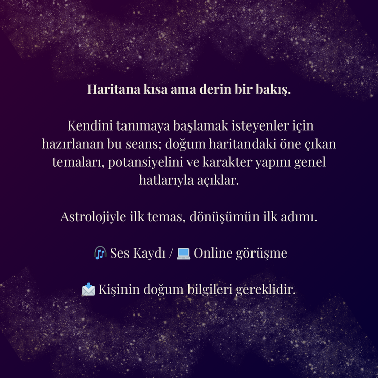 Mini Astro Seansı