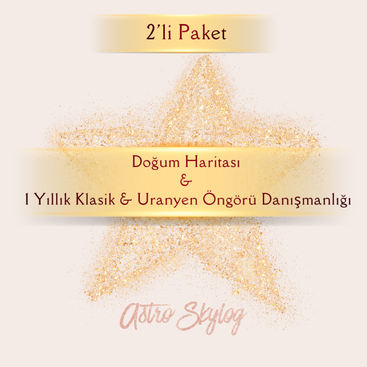 Doğum Haritası & 1 Yıllık Öngörü Paketi