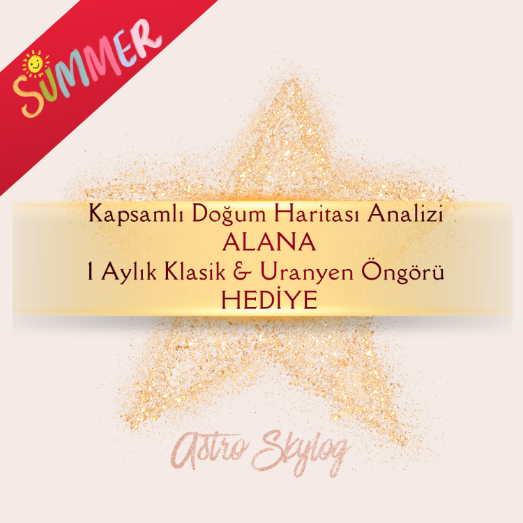 Doğum Haritası Analizi Alana 1 Aylık Öngörü Hediye